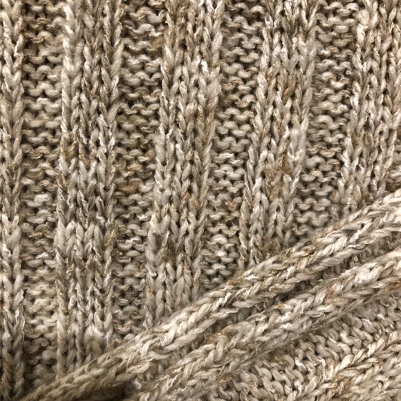 NWOT - Variegated Neutral Yarn Ribbed Turtleneck Sweater - Picture 8 of 16